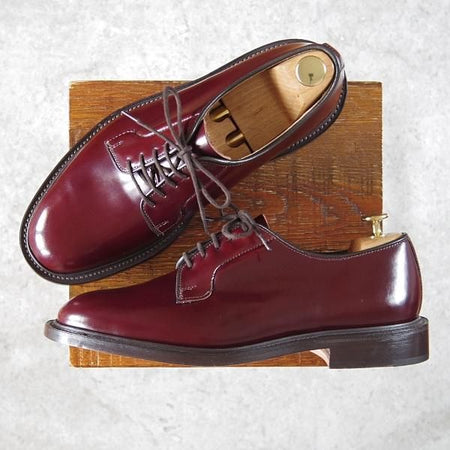 未使用★トリッカーズ SIZE 8.5【モデル定価￥84,700-★ブックバインダーレザー/ROBERT】3616/プレーントゥ/赤茶/メンズ/Tricker's★h186