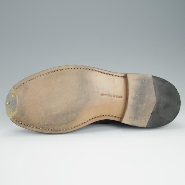 美品★トリッカーズ SIZE 8【定価￥84,700-★すべて英国素材となる特別仕様/アニバーサリーモデル】8151/シボ革/黒/Tricker's★h187