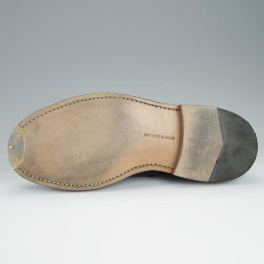 美品★トリッカーズ SIZE 8【定価￥84,700-★すべて英国素材となる特別仕様/アニバーサリーモデル】8151/シボ革/黒/Tricker's★h187