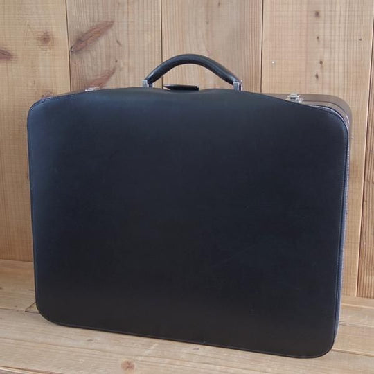 美品★カルティエ/Cartier【貴重★レザー/トランクケース(中型)/黒】アタッシュケース/メンズ/ビジネス/バッグ★N5741