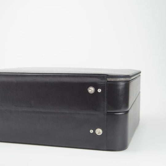 美品★カルティエ/Cartier【貴重★レザー/トランクケース(中型)/黒】アタッシュケース/メンズ/ビジネス/バッグ★N5741