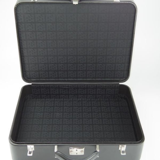 美品★カルティエ/Cartier【貴重★レザー/トランクケース(中型)/黒】アタッシュケース/メンズ/ビジネス/バッグ★N5741
