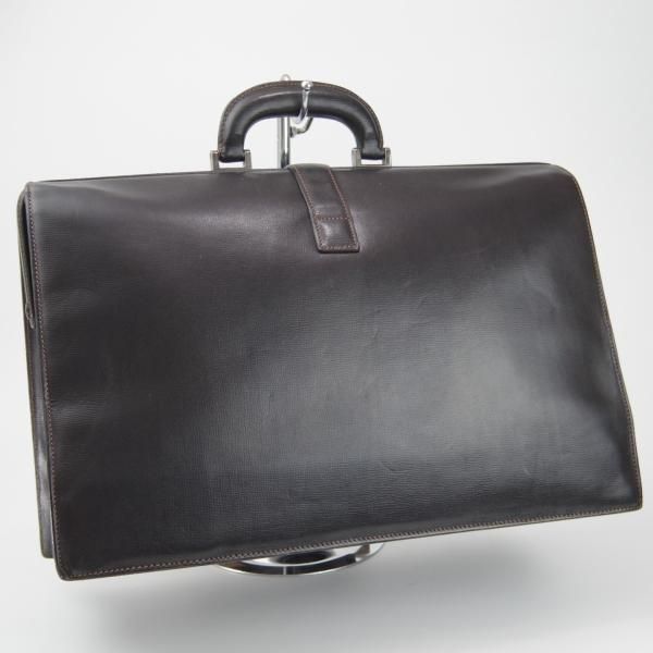 極上★ダンヒル/dunhill【★レザー/ダレスバッグ/黒】メンズ/ビジネス/バッグ/ブリーフケース/革/鞄★N5743