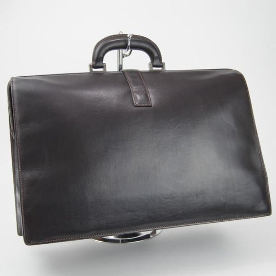 極上★ダンヒル/dunhill【★レザー/ダレスバッグ/黒】メンズ/ビジネス/バッグ/ブリーフケース/革/鞄★N5743