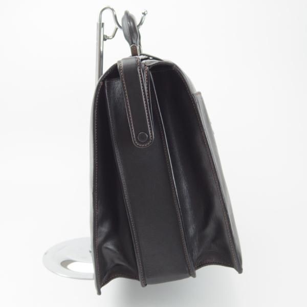 極上★ダンヒル/dunhill【★レザー/ダレスバッグ/黒】メンズ/ビジネス/バッグ/ブリーフケース/革/鞄★N5743