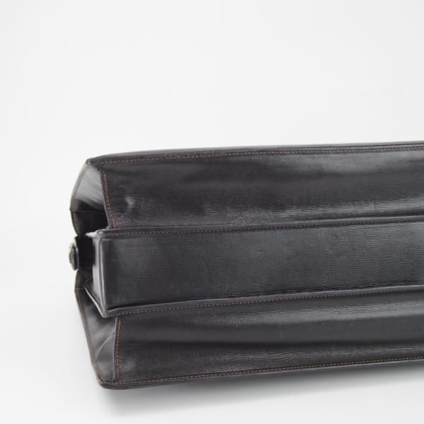 極上★ダンヒル/dunhill【★レザー/ダレスバッグ/黒】メンズ/ビジネス/バッグ/ブリーフケース/革/鞄★N5743
