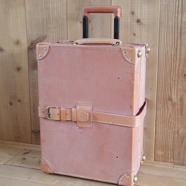 極美品★(英国製)BROOKS BROTHERS【定価2,500ドル(27万円程度)★ブライドルレザー/トロリーケース】18インチ/ブルックスブラザーズ★N5744