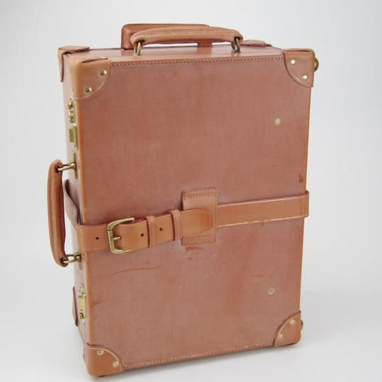 極美品★(英国製)BROOKS BROTHERS【定価2,500ドル(27万円程度)★ブライドルレザー/トロリーケース】18インチ/ブルックスブラザーズ★N5744