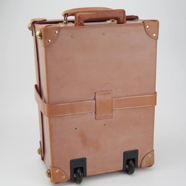 極美品★(英国製)BROOKS BROTHERS【定価2,500ドル(27万円程度)★ブライドルレザー/トロリーケース】18インチ/ブルックスブラザーズ★N5744