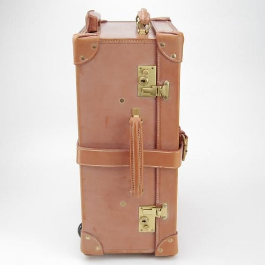 極美品★(英国製)BROOKS BROTHERS【定価2,500ドル(27万円程度)★ブライドルレザー/トロリーケース】18インチ/ブルックスブラザーズ★N5744