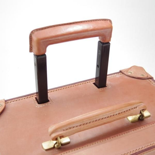 極美品★(英国製)BROOKS BROTHERS【定価2,500ドル(27万円程度)★ブライドルレザー/トロリーケース】18インチ/ブルックスブラザーズ★N5744