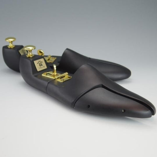 美品★三陽山長 UK8〜UK9程度【ヒンジ式★純正シューツリー】木製シューキーパー/メンズ/Sanyo Yamacho★h207