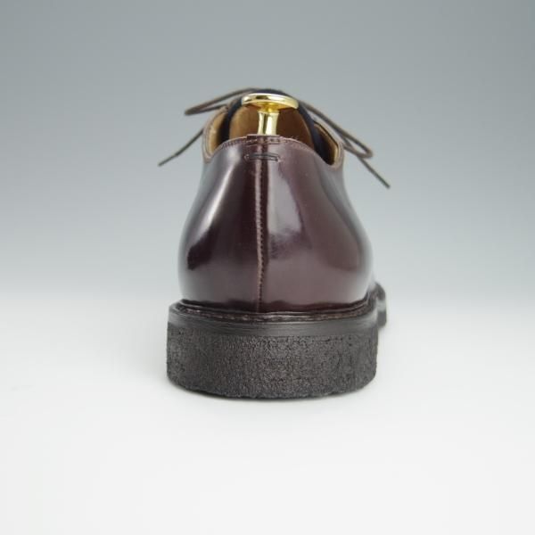 未使用★(伊)ブルネロクチネリ SIZE 43【定価30万円以上★コードバン仕様/プレーントゥ】C5241/赤茶/BRUNELLO CUCINELLI★h189