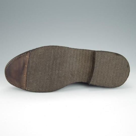 未使用★(伊)ブルネロクチネリ SIZE 43【定価30万円以上★コードバン仕様/プレーントゥ】C5241/赤茶/BRUNELLO CUCINELLI★h189