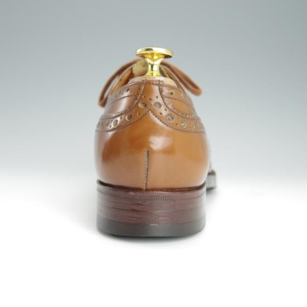 極上★チャーチ 65G/UK6.5【現行定価￥136,400-★旧チャーチ/ブックバインダーカーフ/BURWOOD】バーウッド/3都市ロゴ/茶/Church's★h192