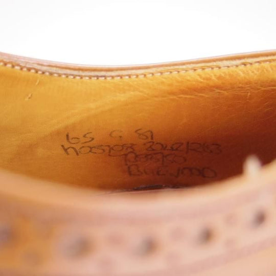 極上★チャーチ 65G/UK6.5【現行定価￥136,400-★旧チャーチ/ブックバインダーカーフ/BURWOOD】バーウッド/3都市ロゴ/茶/Church's★h192