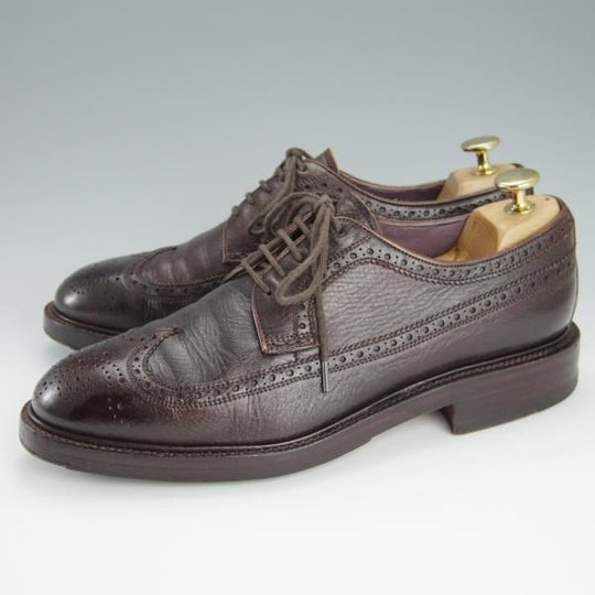 ★(スペイン製)CARMINA/カルミナ SIZE 6.5【定価￥72,600-★グッドイヤーウェルテッド製法/532】DETROITラスト/ロングウイング/濃茶★h193