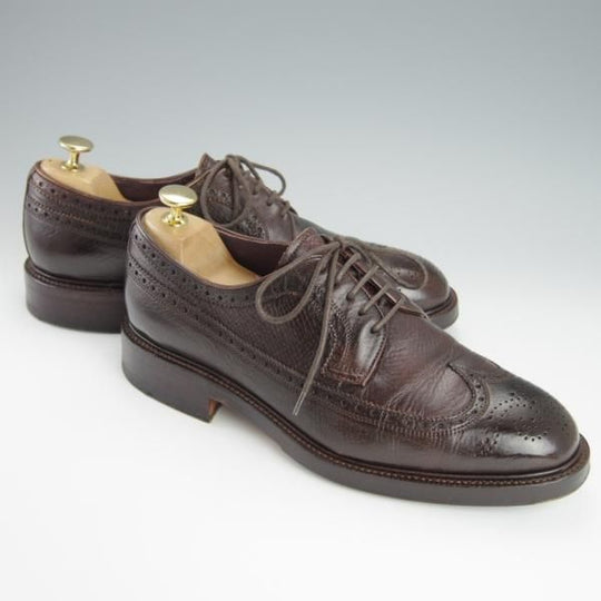 ★(スペイン製)CARMINA/カルミナ SIZE 6.5【定価￥72,600-★グッドイヤーウェルテッド製法/532】DETROITラスト/ロングウイング/濃茶★h193