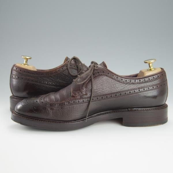 ★(スペイン製)CARMINA/カルミナ SIZE 6.5【定価￥72,600-★グッドイヤーウェルテッド製法/532】DETROITラスト/ロングウイング/濃茶★h193