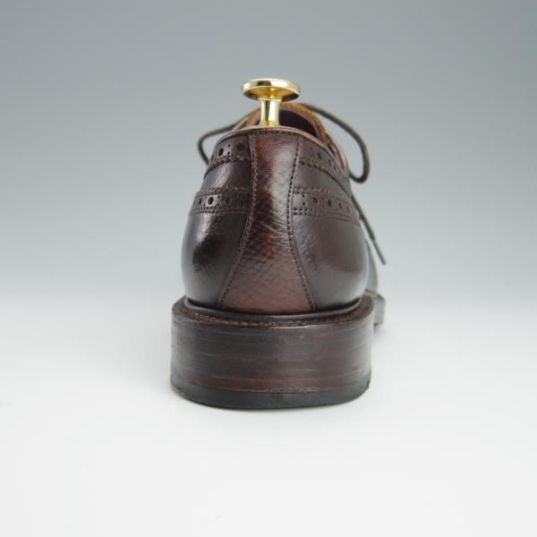 ★(スペイン製)CARMINA/カルミナ SIZE 6.5【定価￥72,600-★グッドイヤーウェルテッド製法/532】DETROITラスト/ロングウイング/濃茶★h193