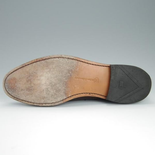 美品★(米)アレンエドモンズ 9D【定価￥85,800-★パークアベニュー/Park Avenue】ストレートチップ/カーフ/濃茶/ALLEN EDMONDS★h195