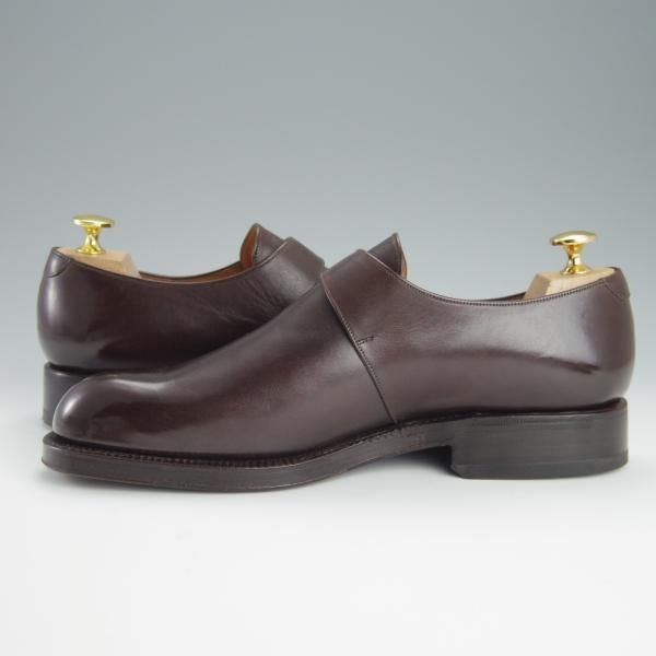 未使用★(スペイン製)YANKO/ヤンコ SIZE 7【グッドイヤーウェルテッド製法★モンクストラップ/29798】カーフ/濃茶/メンズ★h196