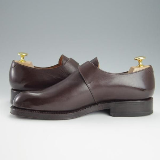 未使用★(スペイン製)YANKO/ヤンコ SIZE 7【グッドイヤーウェルテッド製法★モンクストラップ/29798】カーフ/濃茶/メンズ★h196