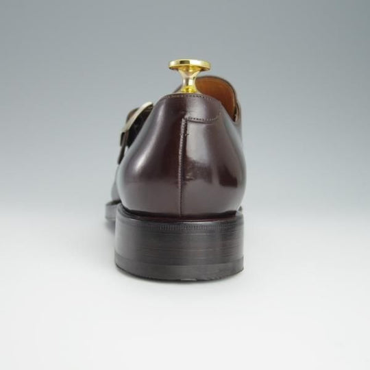 未使用★(スペイン製)YANKO/ヤンコ SIZE 7【グッドイヤーウェルテッド製法★モンクストラップ/29798】カーフ/濃茶/メンズ★h196