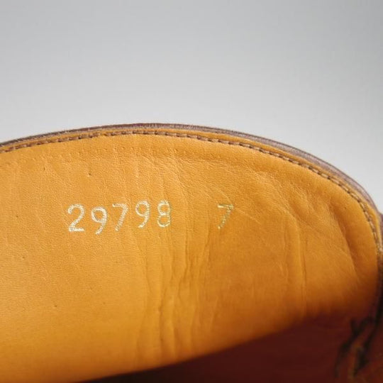 未使用★(スペイン製)YANKO/ヤンコ SIZE 7【グッドイヤーウェルテッド製法★モンクストラップ/29798】カーフ/濃茶/メンズ★h196