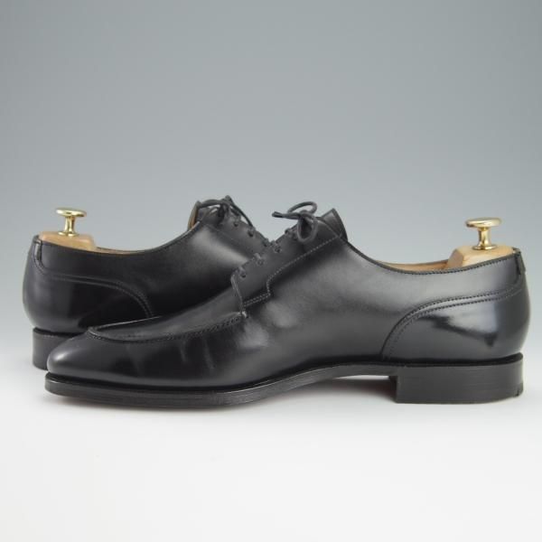 極美品★クロケット&ジョーンズ 8.5E【★Uチップ/NEWPORT/341ラスト】ニューポート/黒/カーフ/メンズ/Crockett&Jones★h197