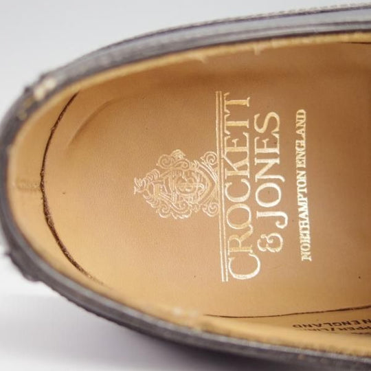 極美品★クロケット&ジョーンズ 8.5E【★Uチップ/NEWPORT/341ラスト】ニューポート/黒/カーフ/メンズ/Crockett&Jones★h197