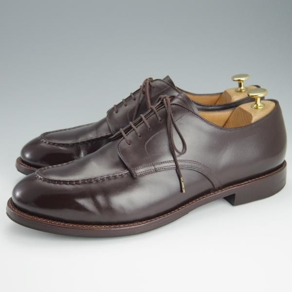 極上★(浅草)WHEEL ROBE/ウィールローブ 10.5D【定価￥58,000-★靴縁別注/(独)ワインハイマー社のボックスカーフ仕様】15078/濃茶★h201