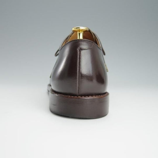 極上★(浅草)WHEEL ROBE/ウィールローブ 10.5D【定価￥58,000-★靴縁別注/(独)ワインハイマー社のボックスカーフ仕様】15078/濃茶★h201