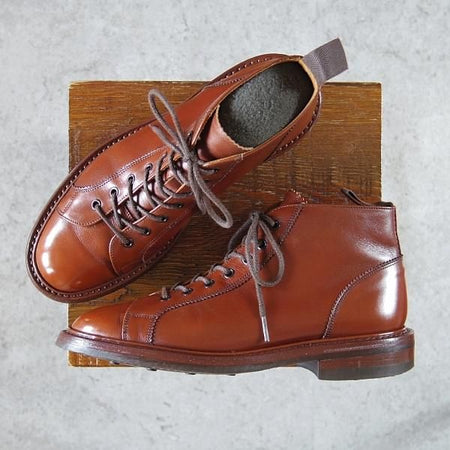 極上★トリッカーズ SIZE 6.5【現行定価￥96,800-★ダイナイトソール仕様/マロンアンティーク】モンキーブーツ/M6077/Ethan/Tricker's★h202
