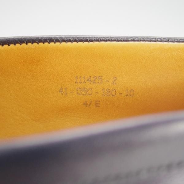 極上★J.M.ウェストン 4.5E【定価￥121,000-★コンビ仕様/180/コインローファー】41ラスト/カーフ/紺×白/Weston/ウエストン★h210