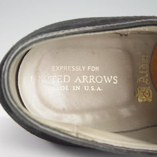 極上★オールデン 7D【★ユナイテッドアローズ別注/モディファイドラスト】56257/パンチドキャップトゥ/黒/UNITED ARROWS/Alden★h211
