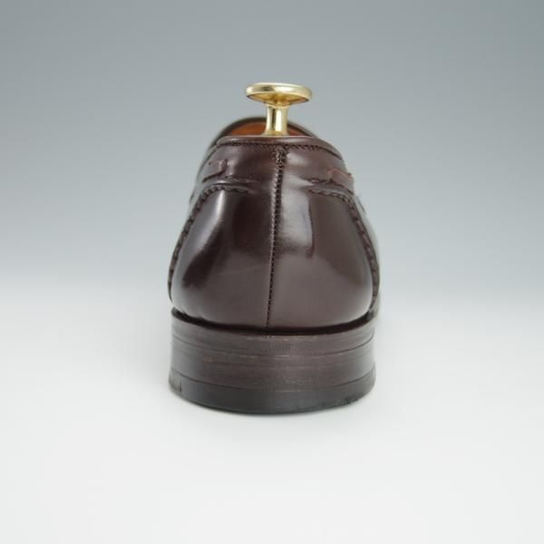 極上★(英)グレンソン 7.5E【貴重★footmaster/フットマスター】タッセルローファー/カーフ/濃茶/メンズ/GRENSON★h217