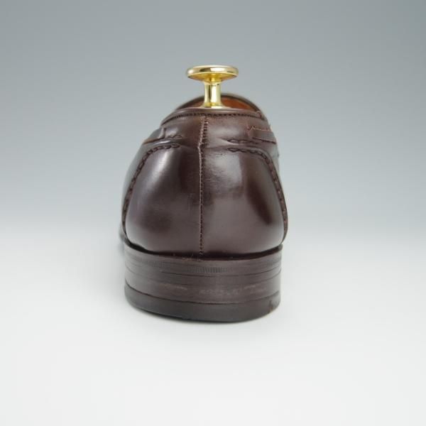 極上★(英)グレンソン 7.5E【貴重★footmaster/フットマスター】タッセルローファー/カーフ/濃茶/メンズ/GRENSON★h217