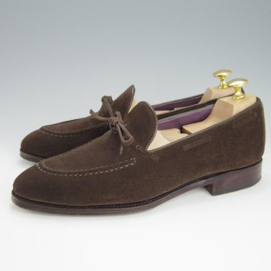 極上★(スペイン製)CARMINA/カルミナ SIZE 6【定価￥74,520-★トレーディングポスト別注/80285】UETAMラスト/ローファー/濃茶★h220