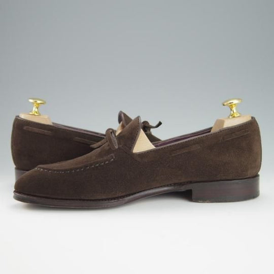 極上★(スペイン製)CARMINA/カルミナ SIZE 6【定価￥74,520-★トレーディングポスト別注/80285】UETAMラスト/ローファー/濃茶★h220