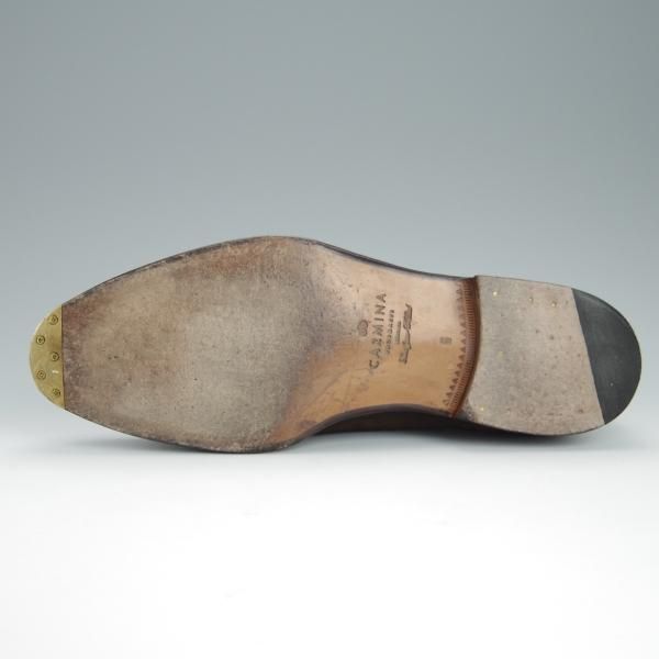 極上★(スペイン製)CARMINA/カルミナ SIZE 6【定価￥74,520-★トレーディングポスト別注/80285】UETAMラスト/ローファー/濃茶★h220