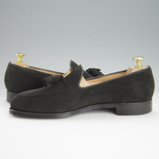 極美品★クロケット&ジョーンズ 6E【定価￥86,900-★CAVENDISH 3/キャベンディッシュ3】タッセルローファー/黒/Crockett&Jones★h222