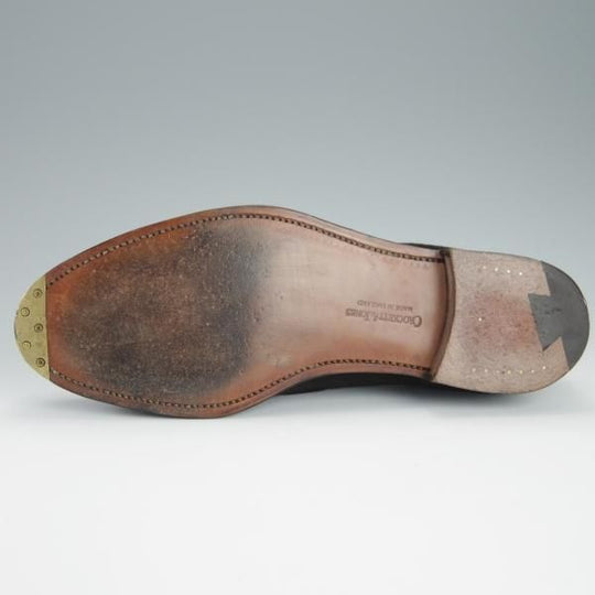 極美品★クロケット&ジョーンズ 6E【定価￥86,900-★CAVENDISH 3/キャベンディッシュ3】タッセルローファー/黒/Crockett&Jones★h222