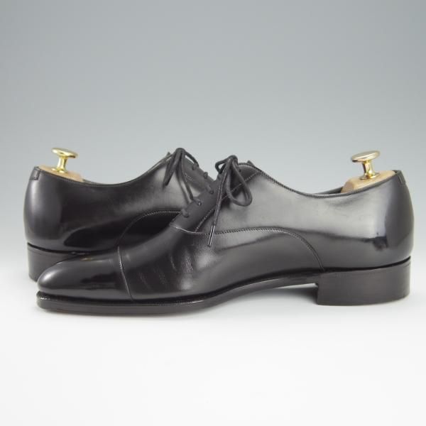 極美品★(英)ガジアーノ&ガーリング 6E【現行モデル定価￥220,000-★DECOラスト/OXFORD】ストレートチップ/黒/GAZIANO&GIRLING★h223