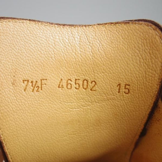 ★パラブーツ SIZE 7.5【現行定価￥71,500-★飾りコバ仕様のシャンボード/CHAMBORD】Uチップ/茶/グレインレザー/メンズ/Paraboot★h224