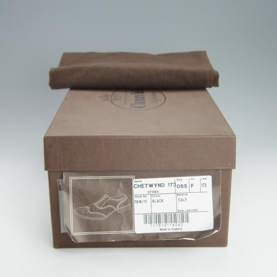 ★チャーチ 65F/UK6.5【現行定価￥160,600-★チェットウィンド/CHETWYND】173ラスト/フルブローグ/カーフ/黒/メンズ/Church's★h216
