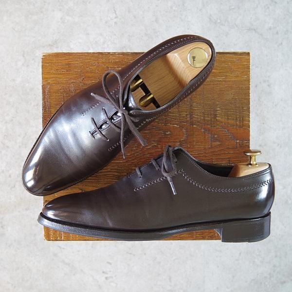 極上★ジョンロブ 6E【定価￥324,000-★イヤーモデル(2019年)/世界750足限定】HOLT/0118ラスト/ホールカット/濃茶/JOHN LOBB★h226