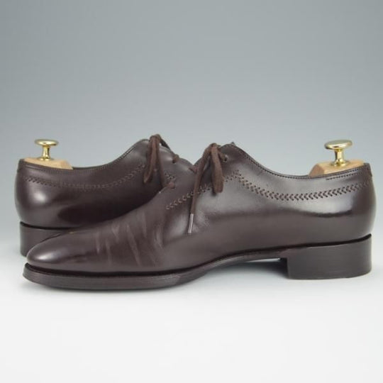 極上★ジョンロブ 6E【定価￥324,000-★イヤーモデル(2019年)/世界750足限定】HOLT/0118ラスト/ホールカット/濃茶/JOHN LOBB★h226