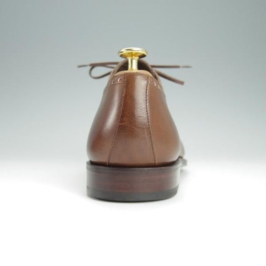 未使用★(スペイン製)CARMINA/カルミナ SIZE 8【定価￥75,900-★クレセントブローグ/RAINラスト】80373/カーフ/茶/メンズ★h227