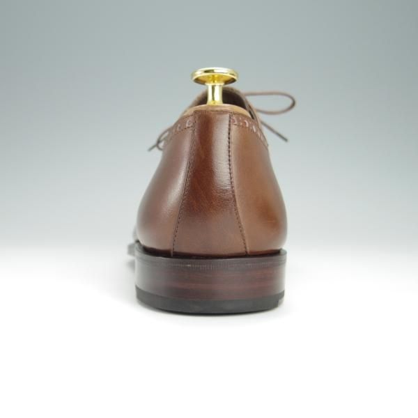 未使用★(スペイン製)CARMINA/カルミナ SIZE 8【定価￥75,900-★クレセントブローグ/RAINラスト】80373/カーフ/茶/メンズ★h227